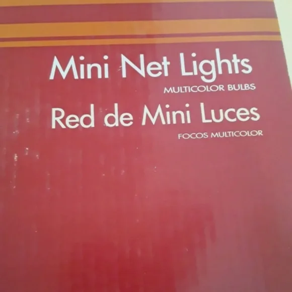 Mini net lights Christmas decor party. - Picture 2 of 5